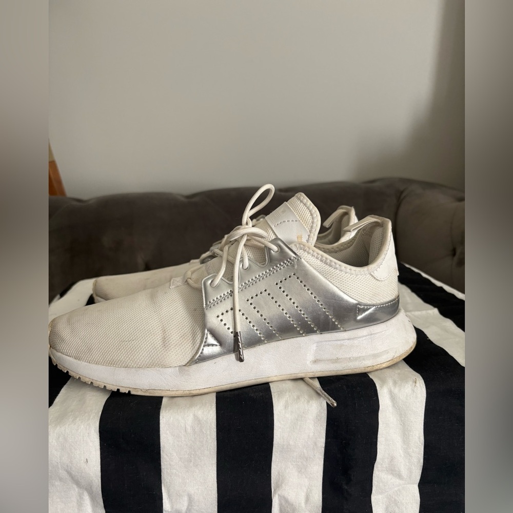 Adidas Originals X_PLR 'White Silver Metallic' Women's, Size 10